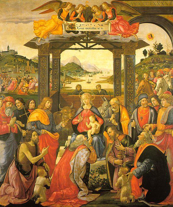 Domenico Ghirlandaio Adoration of the Magi   qq oil painting image